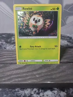 Rowlet SM01 Black Star Promos General Mills Holo Starter Pokemon 2016 - Image 1
