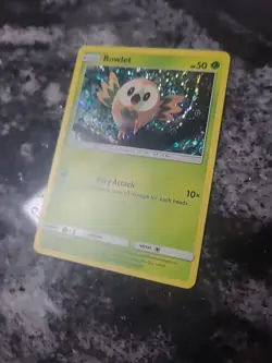 Rowlet SM01 Black Star Promos General Mills Holo Starter Pokemon 2016 - Image 2