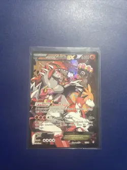 Pokemon TCG Team Magma's Groudon EX Holo Full Art Rare Card 15/34 Double Crisis. - Image 1