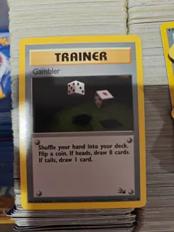 Gambler 60/62 pokemon tcg fossil - Image 1