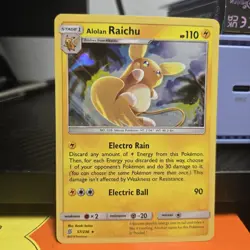 Alolan Raichu 57/236 Sm-Unified Minds Holo - Pokemon TCG Lp - Image 1