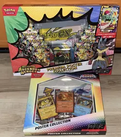 Pokemon TCG Ascended Heroes Prismatic Poster Collecting Box Set New Sealed Lot - Image 1