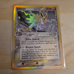 2005 Pokemon TCG LP/NM EX Delta Species Jolteon Holo #7/113 - Image 1