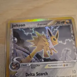 2005 Pokemon TCG LP/NM EX Delta Species Jolteon Holo #7/113 - Image 4