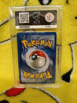 Pokemon Base Set 4th UK Print 1999-2000 Staryu 65/102 Ace Graded 8 NM-MT - Image 3