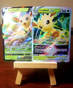 🌿 Pokemon TCG 🌱 Leafeon V & VSTAR SWSH 194 & 195 Promo Set Sword & Shield NM - Image 1
