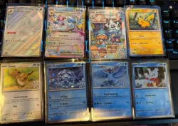 Pokemon 2025 Holiday Calendar Stamped Promos (COMPLETE SET OF 8) NEW Glaceon - Image 1