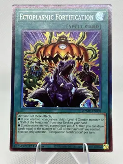 Yugioh Ectoplasmic Fortification MZMU-EN008 Collector's Rare 1st Edition NM - Image 1