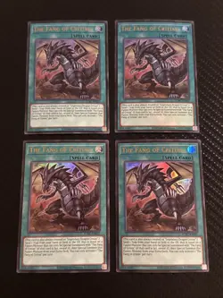 Yu-Gi-Oh! The Fang Of Critias #LCKC-EN037 Ultra Rare (X4) - Image 1