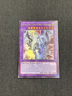 Blue-Eyes Twin Burst Dragon LCKC-EN058 Legendary Collection Kaiba Unlimited NM - Image 1