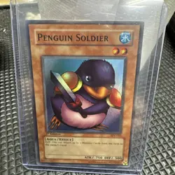Penguin Soldier SDJ-022 Starter Deck: Joey 1st Edition YuGiOh TCG Holo - Image 1