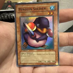 Penguin Soldier SDJ-022 Starter Deck: Joey 1st Edition YuGiOh TCG Holo - Image 2