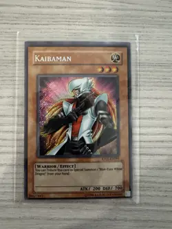 Konami Kaibaman RP01-EN095 Retro Pack Secret Rare Unlimited Effect Warrior Holo - Image 1