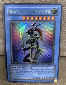 Yu-Gi-Oh! Black Luster Soldier + Ritual SYE-024/025 1st Edition Set Clean - Image 3