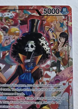 One Piece OPTCG English Brook Alt Art Leader OP15-022 L* - NM! - Image 3