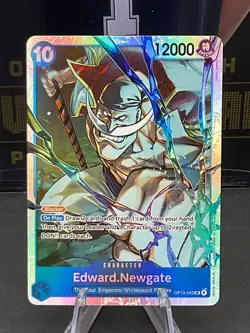 One Piece TCG English OP13-042 Edward Newgate SR Foil - Image 1