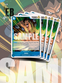 One Piece! 4x Jozu OP08-047 - Two Legends - NM/Mint - Playset - Image 1