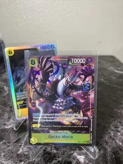 One Piece OP14 Gecko Moria OP14-104 Alt Art & SR LOT 2x The Azure Sea’s Seven - Image 2