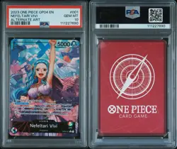 2023 ONE PIECE TCG OP04-KINGDOMS OF INTRIGUE ALTERNATE ART NEFELTARI VIVI PSA 10 - Image 3