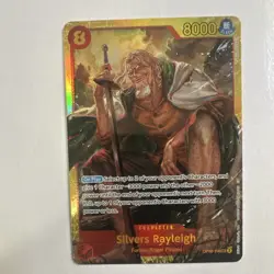 Namco One Piece Silvers Rayleigh OP08-118 Two Legends Secret Rare Foil 8/8000 - Image 1
