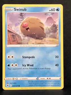 Swinub #031/189 SWSH10: Astral Radiance Common - Pokemon Cards - Image 1