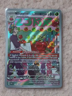 Dipplin 170/167 Twilight Masquerade Pokemon Card NM Pack Fresh - Image 1