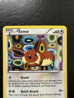 Eevee BW94 Cosmos Foil Holo Black White Promo Pokemon Card MP+ - Image 2