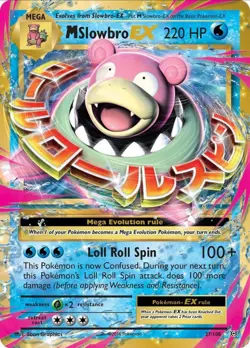 M Slowbro EX 27/108 XY Evolutions Ultra Rare Holo NM Pokemon Card - Image 1