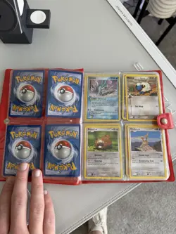Pokemon TCG 25-Card Lot in Red Pikachu Binder - Entei, Suicune, Snorlax - Image 3