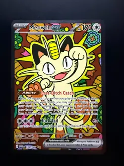Meowth SIR Perfect Order Holo Pokemon Card 121/088 Fresh pull - Image 1