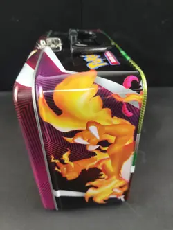 Pokemon 2020 Collector Tin / Lunch Tin - Charizard - NO CARDS - Image 4