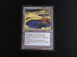 Sulfurous Springs LP/MP [Ice Age] Mtg Magic Free Tracking! - Image 1
