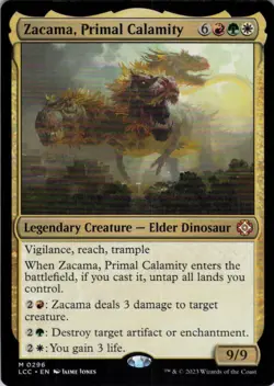 Zacama, Primal Calamity - Commander: The Lost Caverns of Ixalan - 296 - NM - Image 1