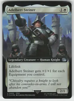 Adelbert Steiner (Extended Art) Foil U FINAL FANTASY 422 MTG - Image 1