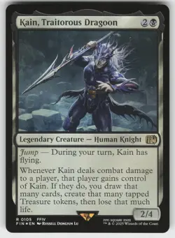 Kain, Traitorous Dragoon Foil R FINAL FANTASY 105 MTG - Image 1