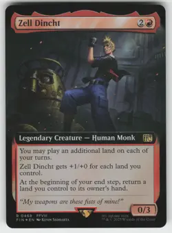 Zell Dincht (Extended Art) Foil R FINAL FANTASY 468 MTG - Image 1
