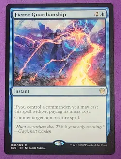 MTG Magic The Gathering - Fierce Guardianship - Commander 2020 - NM/M - Image 1