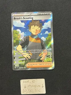 Pokemon Journey Together - Brock’s Scouting - 179/159 - Full Art Trainer - M/NM - Image 1