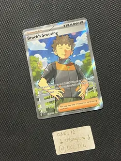 Pokemon Journey Together - Brock’s Scouting - 179/159 - Full Art Trainer - M/NM - Image 3