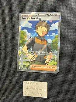 Pokemon Journey Together - Brock’s Scouting - 179/159 - Full Art Trainer - M/NM - Image 4