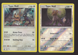 Pokemon Type: Null SM Crimson Invasion Unified Minds 2 Card Lot LP Reverse Holo - Image 1
