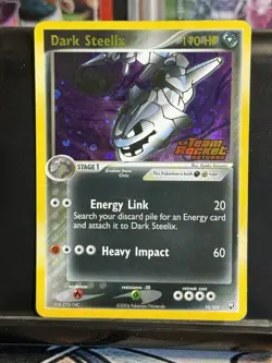 Pokemon TCG Dark Steelix 10/109 Team Rocket Returns Stamped Reverse Holo - Image 1