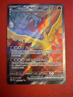 Team Rocket's Moltres ex 208/182 Pokemon Destined Rivals NM’ - Image 1