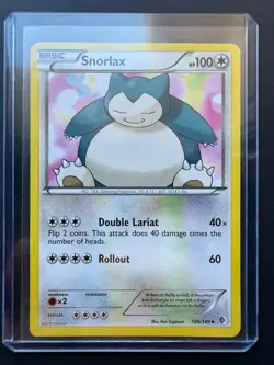2012 Pokemon Black & White Boundaries Crossed 109 Snorlax - Image 3