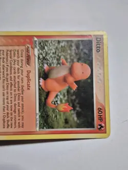 Ditto Charmander 37/113 Delta Species 2005 Vintage Pokemon TCG Damaged NON HOLO - Image 3