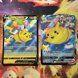 Flying Pikachu V & VMAX - 006 & 007/025 Pokemon TCG Celebrations Anniversary NM - Image 1