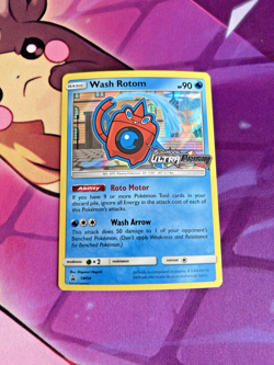 Wash Rotom - SM94 - Pokemon TCG - BLACK STAR PROMO - Prerelease - NM - Image 1