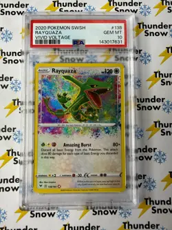 Rayquaza Vivid Voltage #138 2020 Pokemon PSA 10 143017631 - Image 1