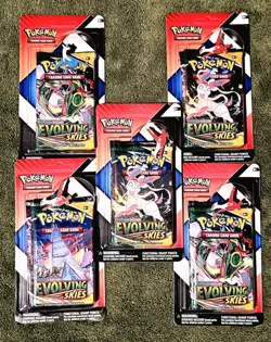 Pokemon TCG: Evolving Skies Latias/Latios 2-Pack Pin Blister - Lot of 5 820650851360 - Image 1