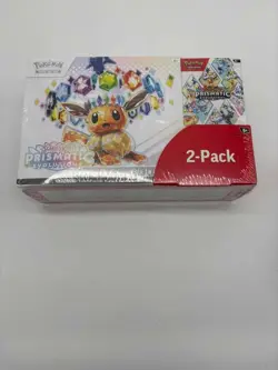 Pokemon Scarlet + Violet Prismatic Evolutions 2-Pack Box - Image 1